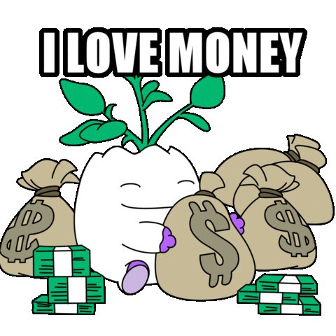 Make It Rain Money Sticker by Magic Eden