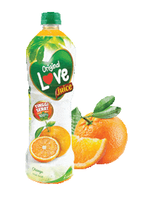 LoveJuice orange healthy juice vitamin Sticker