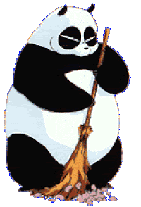 Panda Dust Sticker