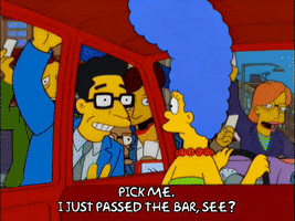 marge simpson car GIF