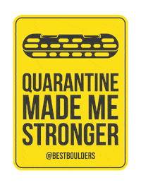 Training Corona Sticker by BestBoulders