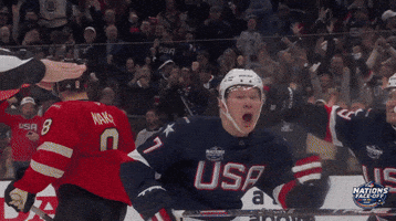 Happy Face-Off GIF by NHL