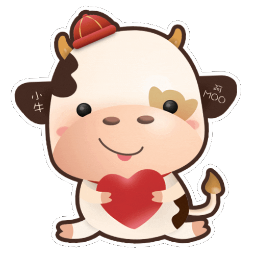 I Love You Heart Sticker by Mediacorp SG