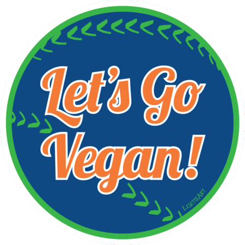 Go Vegan Sticker by LisetteArt