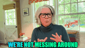 Running A Business Not Messing Around GIF by Linda Rey & Trevor
