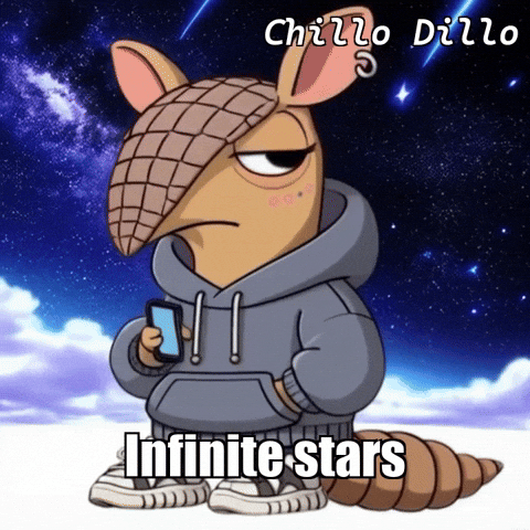 Stars Night GIF by Chillo Dillo