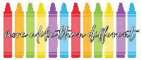 Crayons Down Syndrome Sticker