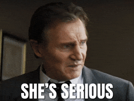 Serious Liam Neeson GIF by The Lonely Island