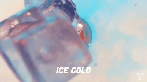 Ice Cold Drinks GIF by Malibu Rum