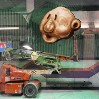 Face Orange GIF by Alex Boya