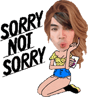 sorry qibe Sticker by AridenaOSD