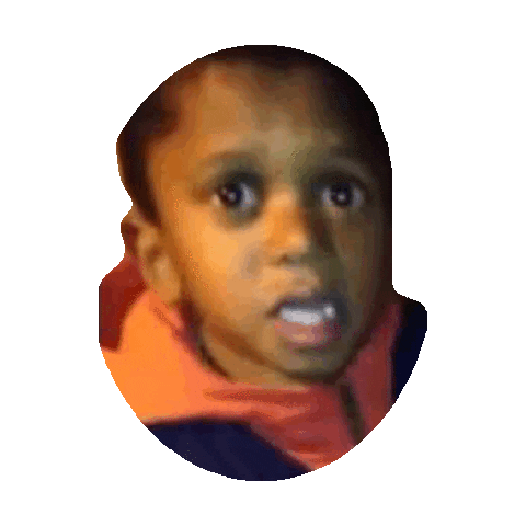 scared vine Sticker