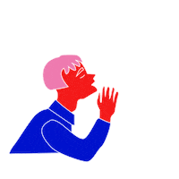 say it out loud Sticker by ClapForCrap