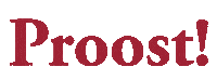 Proost Sticker by AlfaBier