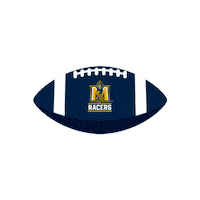 Blue And Gold Football Sticker by Murray State University