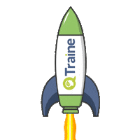 Traine foguete traine mundotraine mundo traine Sticker