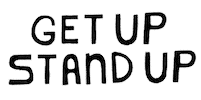 Resist Stand Up Sticker by patternbase