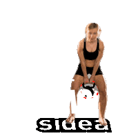 Girl Fitness Sticker by Sidea