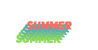happy summer Sticker