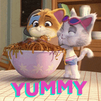 44Cats yummy yum yum yum 44 cats GIF