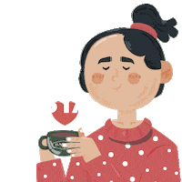 Girl Love Sticker by cafebaque