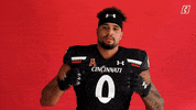 University Of Cincinnati Reaction GIF by Cincinnati Bearcats