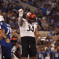 College Football Celebration GIF by Cincinnati Bearcats