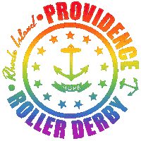 Roller Derby Pride Sticker by Providence Roller Derby