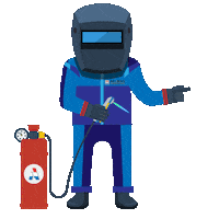 AlumaxBoats boat machine boot welding Sticker