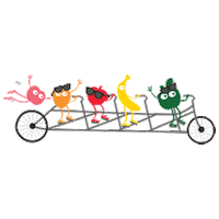 high five fun Sticker by GoGo squeeZ
