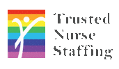 trustednursestaffing pride nurse pride month happy pride Sticker
