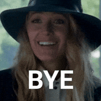 See Ya Goodbye GIF by Blake Lively Fan