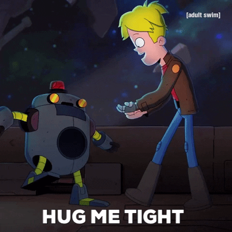adultswim hug relationship adult swim goals GIF