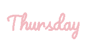Thursday Semana Sticker