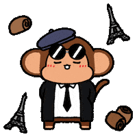 France Paris Sticker by Chimpers
