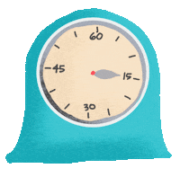 Timer Sticker by The Foodies' Kitchen