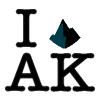 Northern Lights Winter Sticker by Sharing Alaska