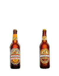 barahsinghe beer cheers chill prost Sticker