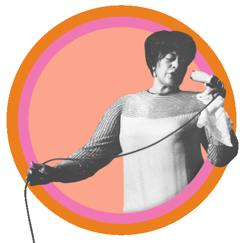 The Moment Of Truth Ella At The Coliseum Sticker by Ella Fitzgerald