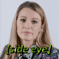 Side Eye What GIF by Blake Lively Fan