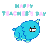 Happy Teachers Day Sticker by DINOSALLY