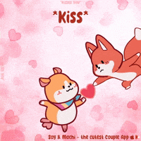 Love You Kiss GIF by SoyandMochi