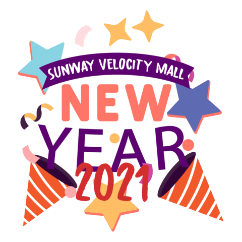 New Year Nye Sticker by Sunway Velocity Mall