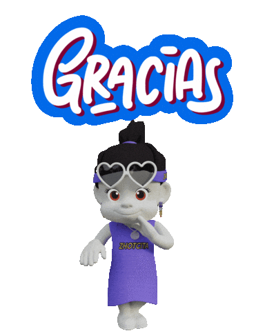 G Gracias Sticker by Zhotcita