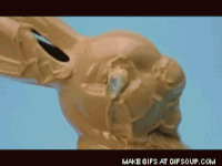 chocolate melting GIF