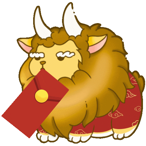 Happy New Year Tiger Sticker