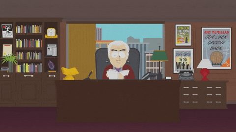 office reading GIF by South Park 