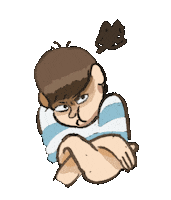 armelsaint-loup grumpy colere enerve armel Sticker