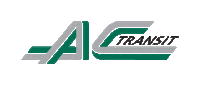 Public Transportation Bus Sticker by AC Transit