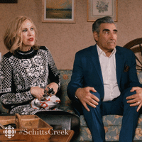 Scared Schitts Creek GIF by CBC